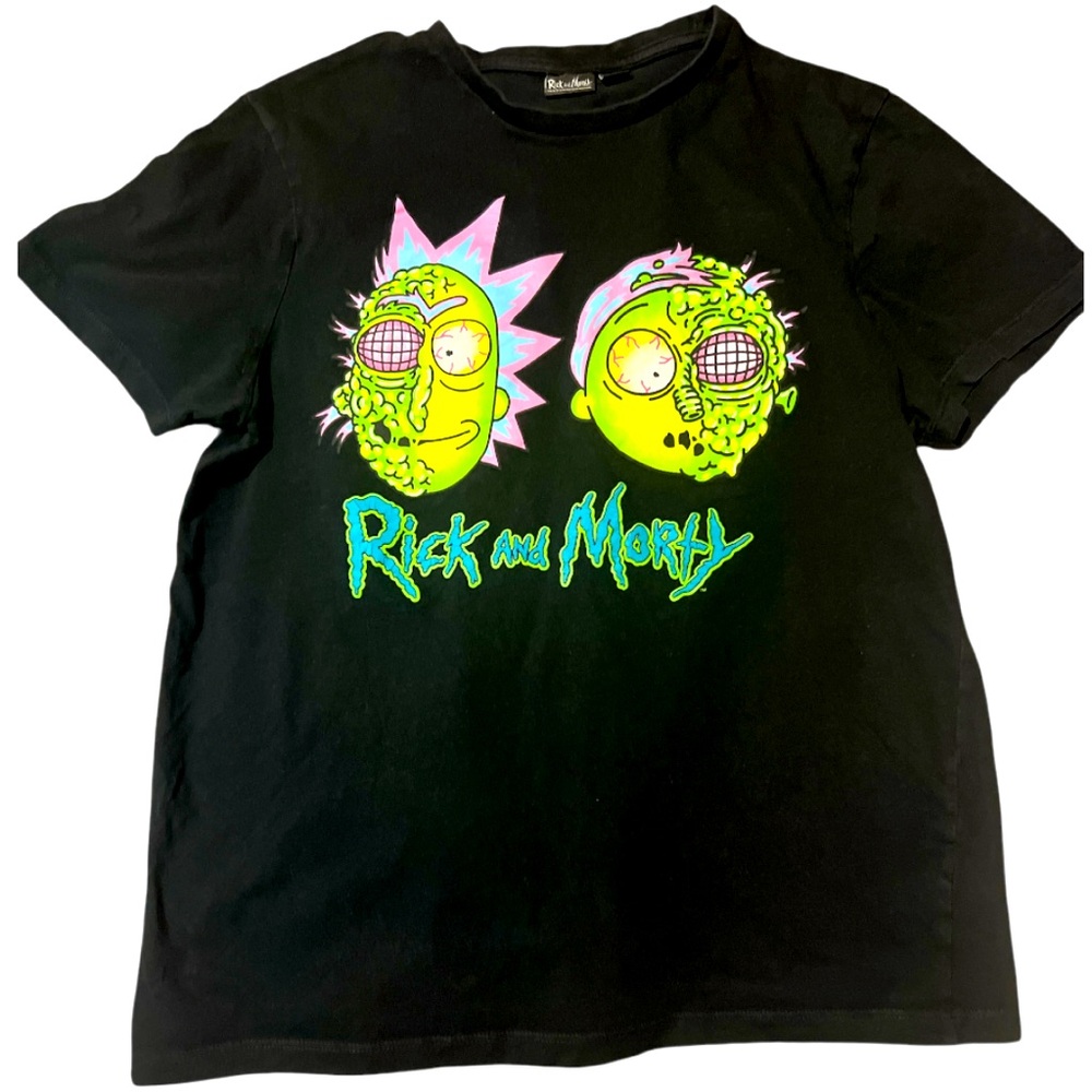 Rick and Morty tee shirt size Large EUC